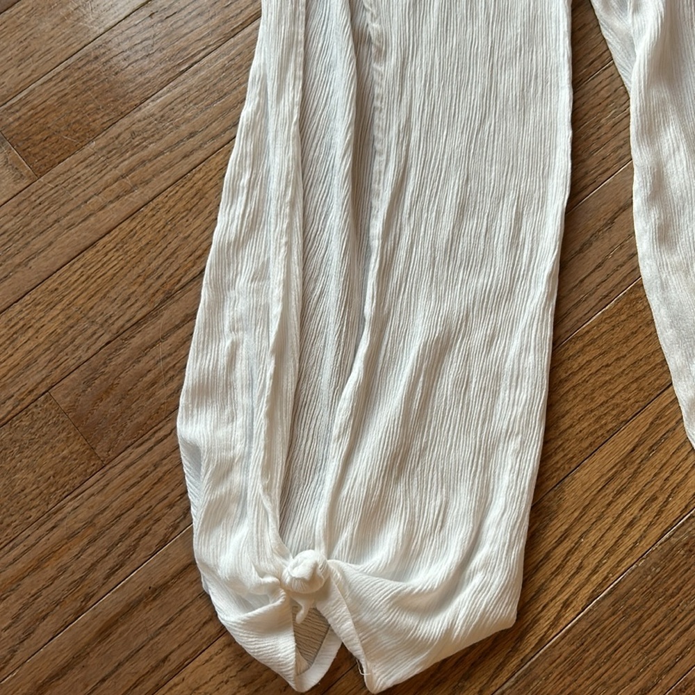 Kona Sol White Swim Coverup Pants - Picture 5 of 10